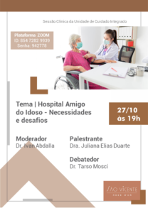 Sessão Clínica - Hospital Amigo do Idoso_São Vicente